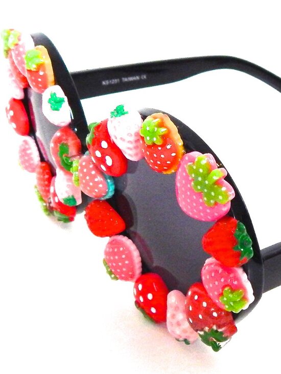 GASOLINE GLAMOUR JUMBO STRAWBERRY BLONDE DONOVAN SUNGLASSES ??? main image 5